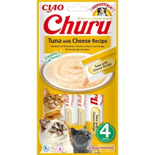 Churu Cat Tuna with Cheese Recipe 4x14g AKCE